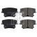 Brake Pad Set, disc brake 116109 FEBI, Thumbnail 2