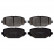 Brake Pad Set, disc brake 116111 FEBI