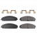 Brake Pad Set, disc brake 116112 FEBI