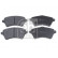 Brake Pad Set, disc brake 116113 FEBI, Thumbnail 2