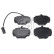 Brake Pad Set, disc brake 116116 FEBI, Thumbnail 2