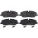 Brake Pad Set, disc brake 116119 FEBI