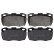 Brake Pad Set, disc brake 116120 FEBI