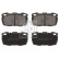 Brake Pad Set, disc brake 116120 FEBI, Thumbnail 2