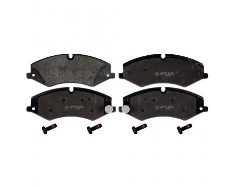 Brake Pad Set, disc brake 116124 FEBI