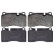 Brake Pad Set, disc brake 116125 FEBI