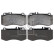 Brake Pad Set, disc brake 116131 FEBI, Thumbnail 2