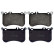 Brake Pad Set, disc brake 116134 FEBI
