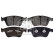Brake Pad Set, disc brake 116136 FEBI, Thumbnail 2