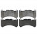 Brake Pad Set, disc brake 116138 FEBI