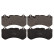 Brake Pad Set, disc brake 116142 FEBI