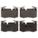 Brake Pad Set, disc brake 116145 FEBI