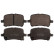 Brake Pad Set, disc brake 116146 FEBI