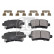 Brake Pad Set, disc brake 116147 FEBI, Thumbnail 2