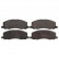 Brake Pad Set, disc brake 116149 FEBI