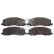 Brake Pad Set, disc brake 116149 FEBI, Thumbnail 2