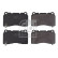 Brake Pad Set, disc brake 116151 FEBI, Thumbnail 2