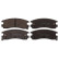 Brake Pad Set, disc brake 116154 FEBI