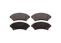 Brake Pad Set, disc brake 116156 FEBI