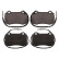 Brake Pad Set, disc brake 116165 FEBI