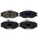 Brake Pad Set, disc brake 116166 FEBI