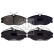 Brake Pad Set, disc brake 116166 FEBI, Thumbnail 2