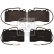 Brake Pad Set, disc brake 116167 FEBI, Thumbnail 2