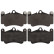 Brake Pad Set, disc brake 116168 FEBI