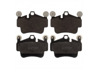 Brake Pad Set, disc brake 116171 FEBI