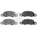 Brake Pad Set, disc brake 116172 FEBI, Thumbnail 2