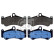 Brake Pad Set, disc brake 116173 FEBI, Thumbnail 2