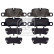 Brake Pad Set, disc brake 116174 FEBI, Thumbnail 2