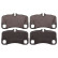 Brake Pad Set, disc brake 116175 FEBI