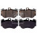 Brake Pad Set, disc brake 116176 FEBI, Thumbnail 2