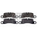 Brake Pad Set, disc brake 116177 FEBI, Thumbnail 2