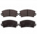 Brake Pad Set, disc brake 116179 FEBI
