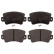 Brake Pad Set, disc brake 116183 FEBI