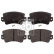 Brake Pad Set, disc brake 116183 FEBI, Thumbnail 2