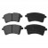 Brake Pad Set, disc brake 116184 FEBI