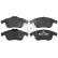Brake Pad Set, disc brake 116187 FEBI, Thumbnail 2