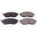 Brake Pad Set, disc brake 116188 FEBI