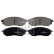 Brake Pad Set, disc brake 116188 FEBI, Thumbnail 2