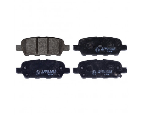 Brake Pad Set, disc brake 116198 FEBI