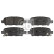 Brake Pad Set, disc brake 116198 FEBI, Thumbnail 2