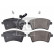 Brake Pad Set, disc brake 116200 FEBI, Thumbnail 2