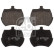 Brake Pad Set, disc brake 116201 FEBI, Thumbnail 2