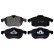 Brake Pad Set, disc brake 116206 FEBI