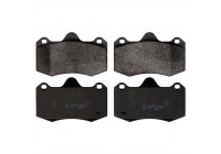 Brake Pad Set, disc brake 116207 FEBI