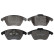 Brake Pad Set, disc brake 116210 FEBI