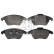 Brake Pad Set, disc brake 116210 FEBI, Thumbnail 2